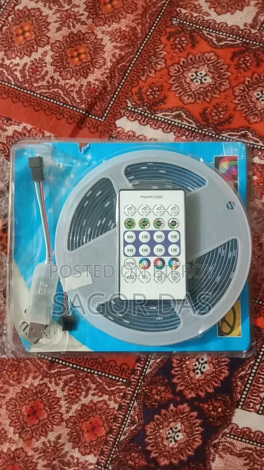 5v Addressable RGB Led Strip Light (16 Feet / 5 Meter) - Brand New