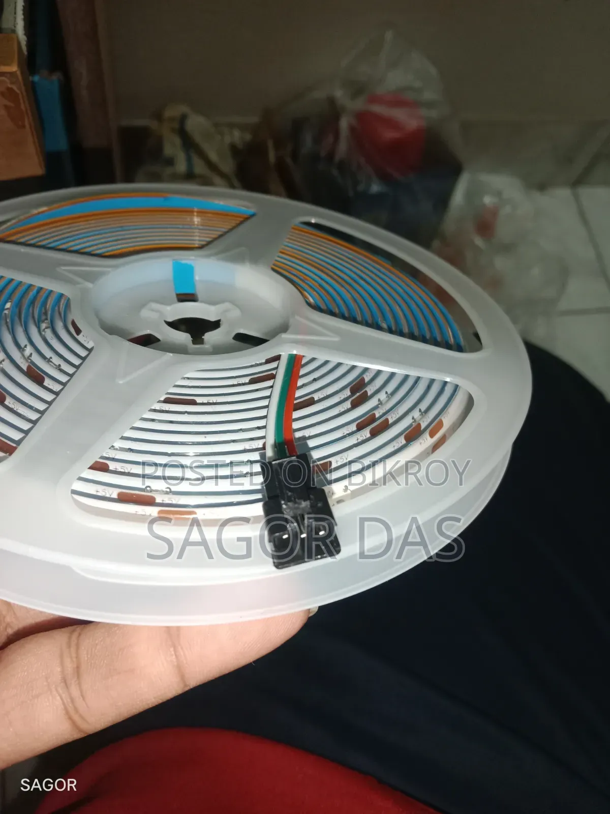 5v Addressable RGB Led Strip Light (16 Feet / 5 Meter) - Brand New