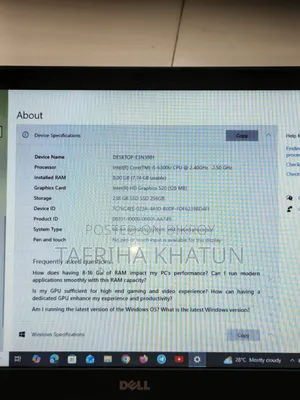 Laptop Dell Latitude 7490 8GB Intel Core i5 SSD 256GB