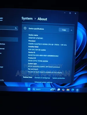 Laptop Lenovo ThinkPad T480s 8GB Intel Core I5 SSD 256GB