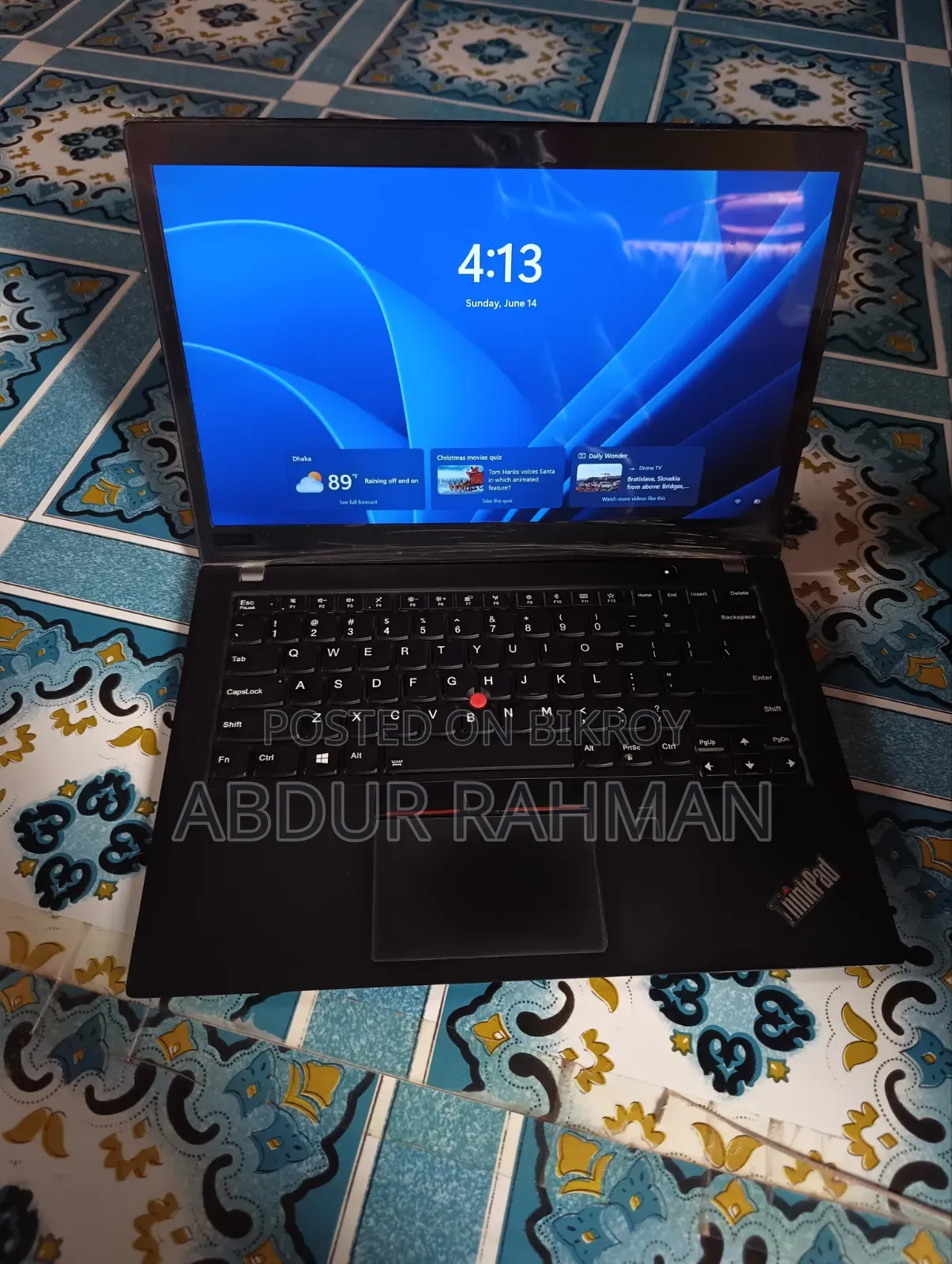 Laptop Lenovo ThinkPad T480s 8GB Intel Core I5 SSD 256GB