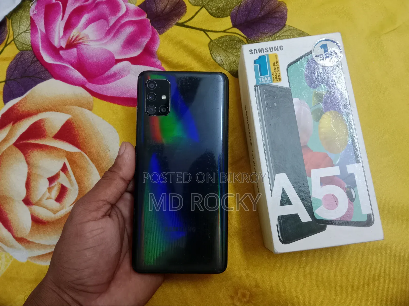 স্যামসাং গ্যালাক্সি এ৫১ ১২৮ জিবি কালো