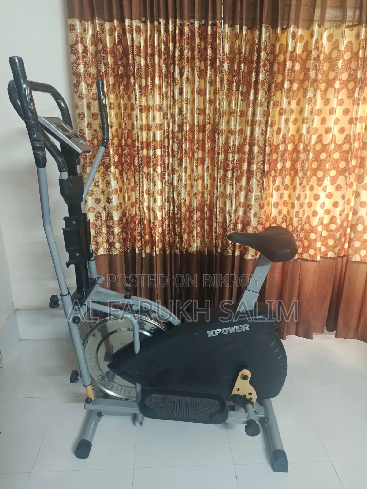 Kpower 2-in-1 Orbitrac Exercise Bike (সাইকেল + ক্রস ট্রেইনার)