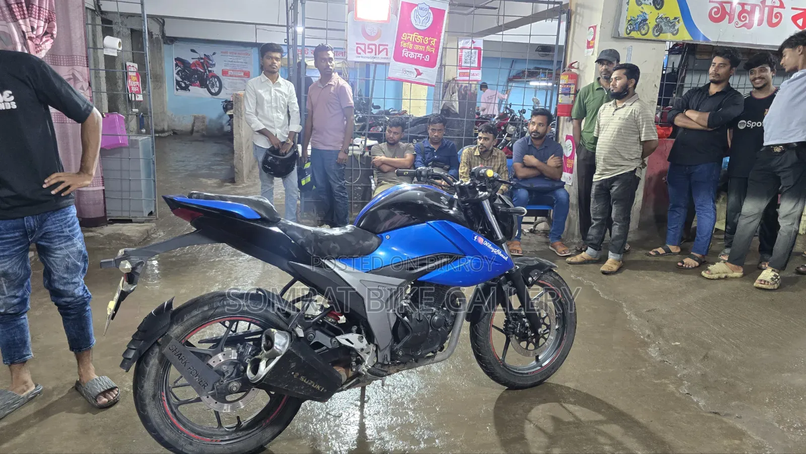 Suzuki Gixxer SF FI 2021 Blue