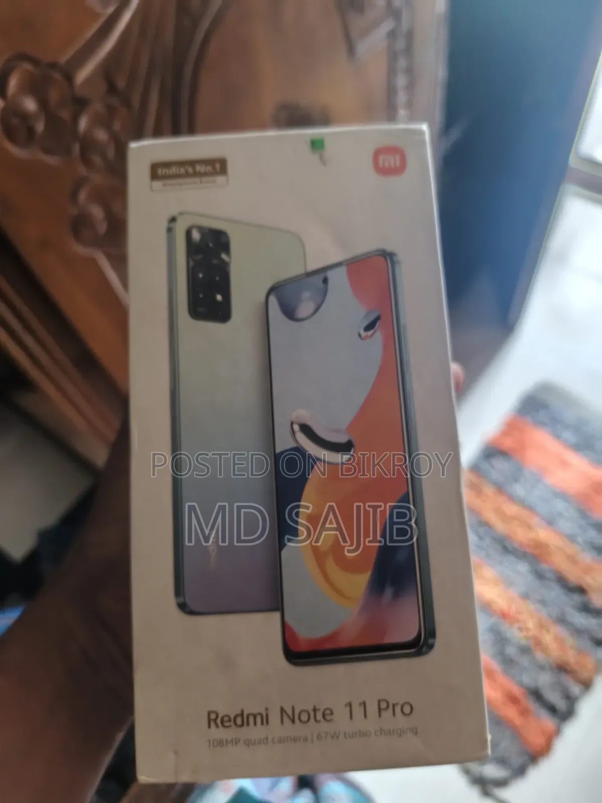 Xiaomi Redmi Note 11 Pro+ 5G ১২৮ জিবি কালো