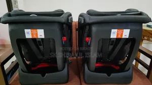 Two Gray Baby Car Seat
