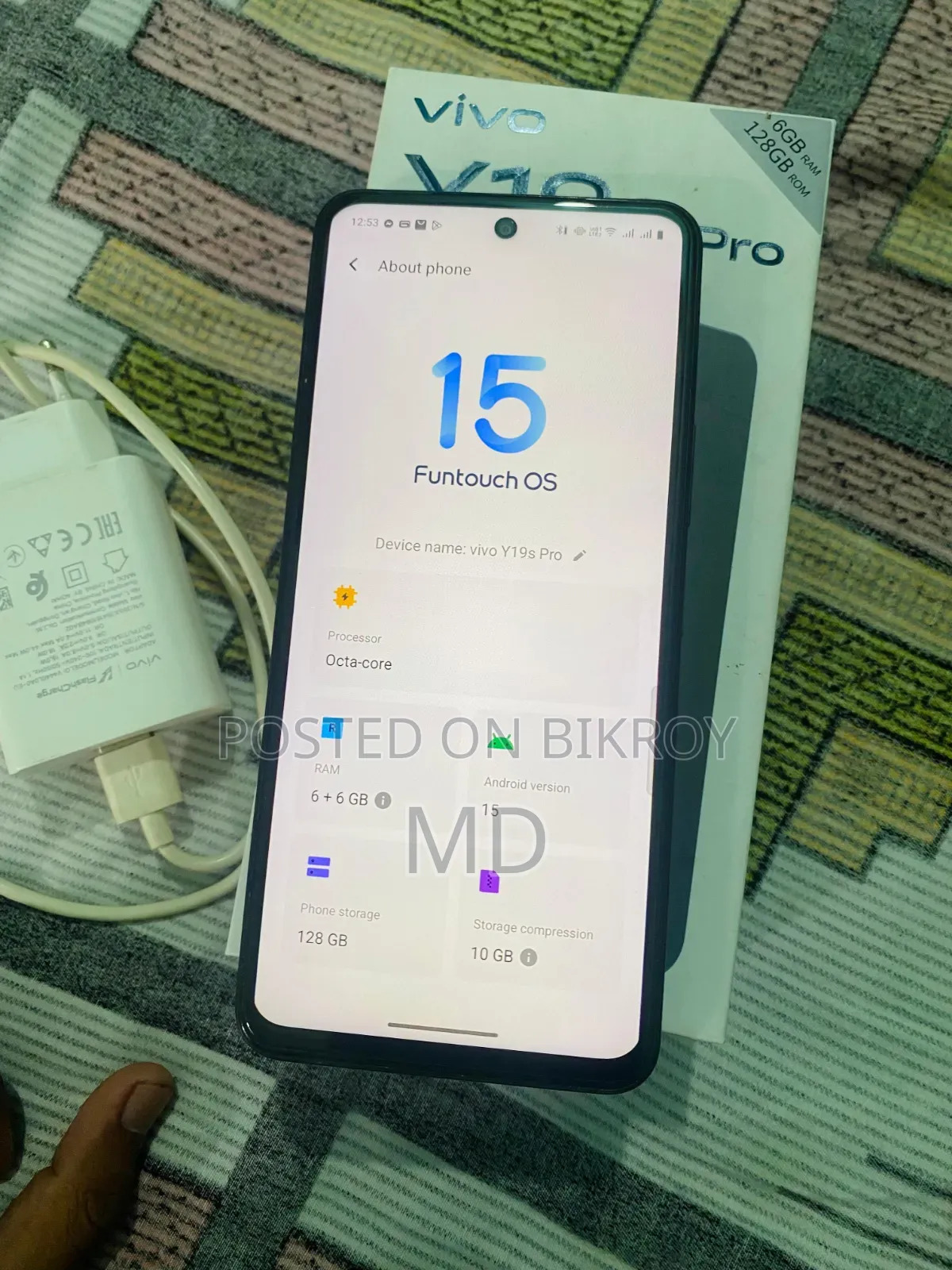 New Vivo Y19s Pro 128 GB Blue