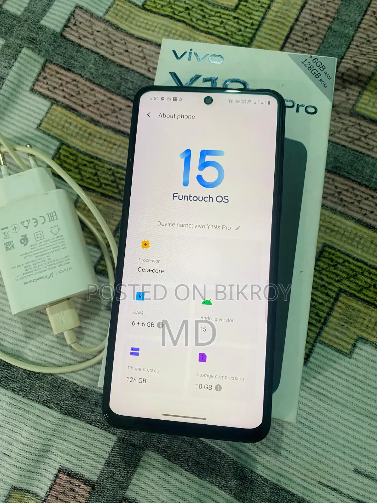 New Vivo Y19s Pro 128 GB Blue