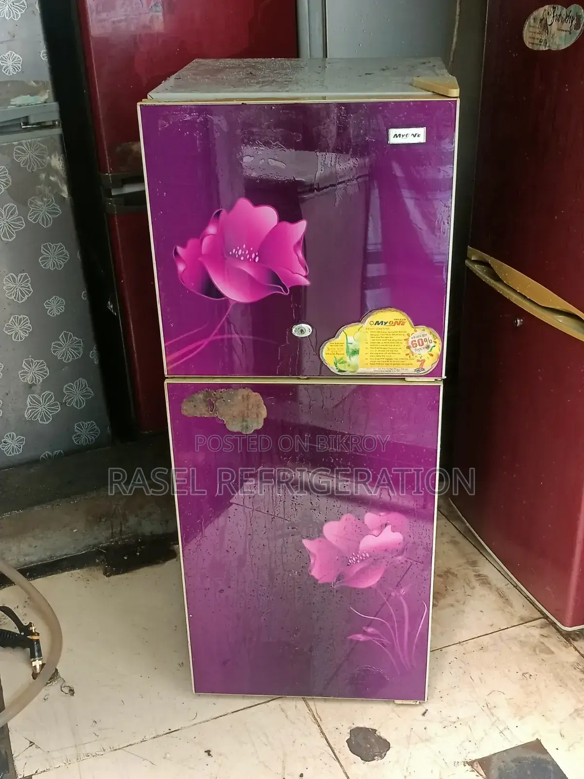 8 CFT running My One fridge for sale.
