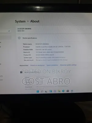 Desktop Computer Gigabyte GB-BXi5-4570R 8GB Intel Core I5 SSHD+SSD 1T