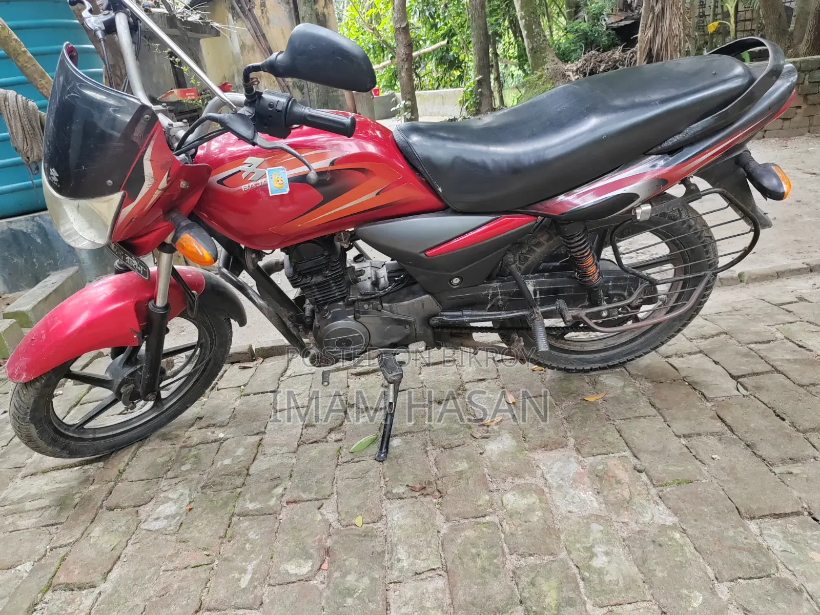 Bajaj Platina 100 2016 Red