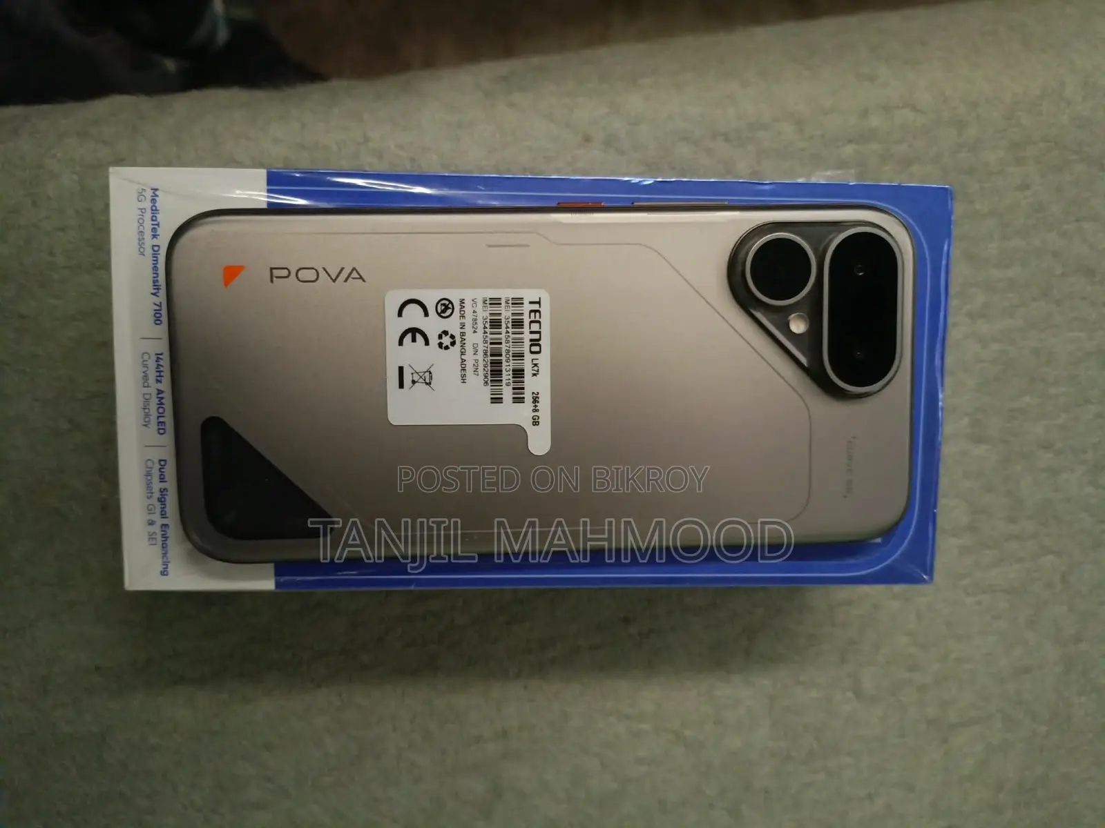 New Tecno Pova Curve 2 256 GB Silver