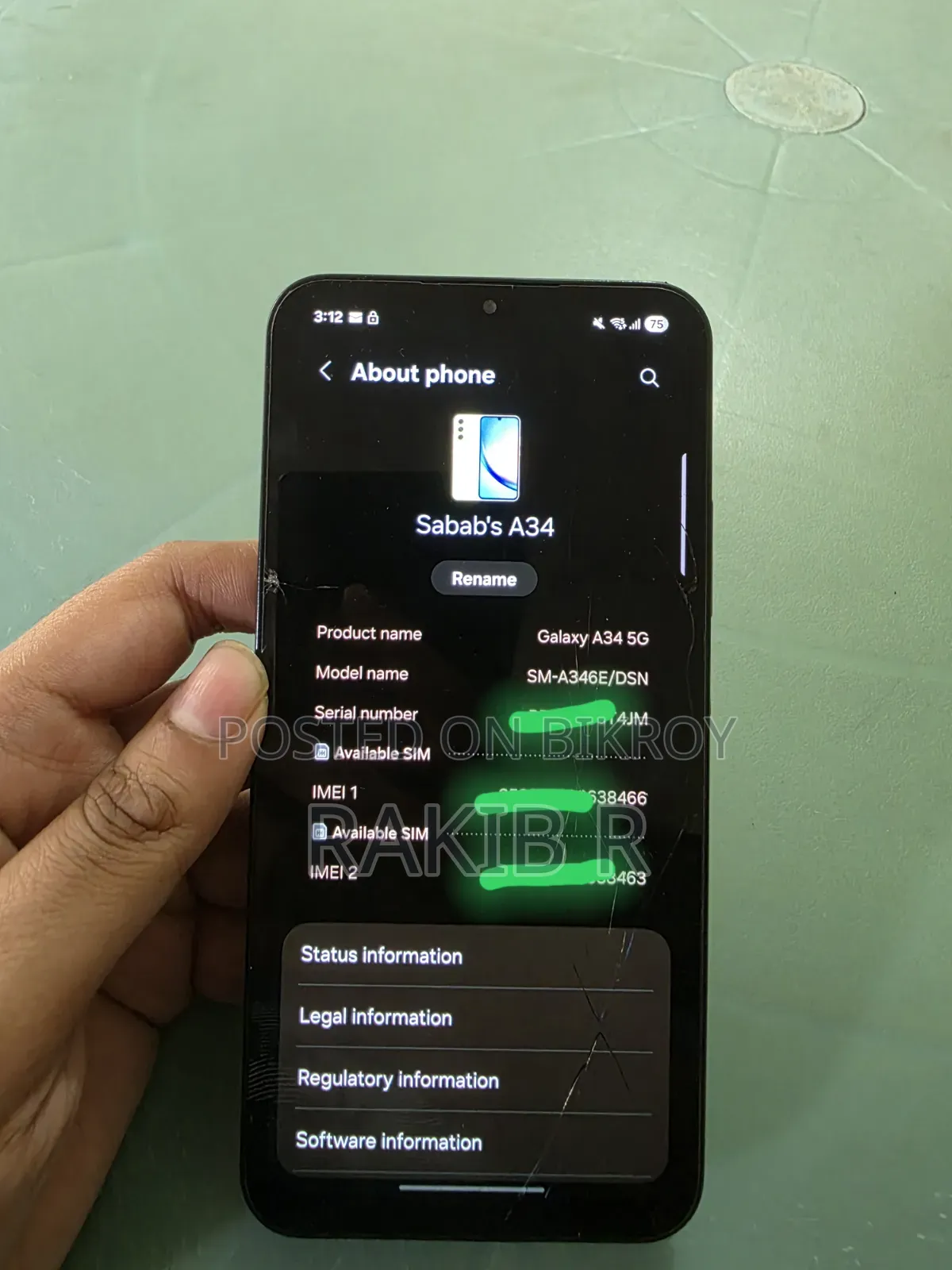 Samsung Galaxy A34 5G 256 GB Black
