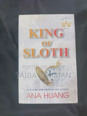 King of Sloth by Ana Huang (Yellow Print)