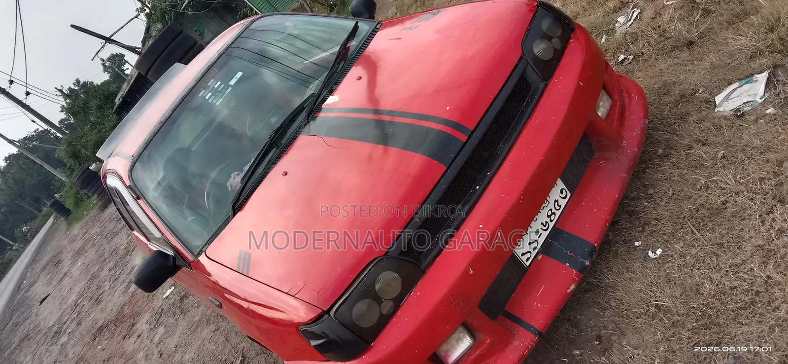 Toyota Starlet 1996 Red