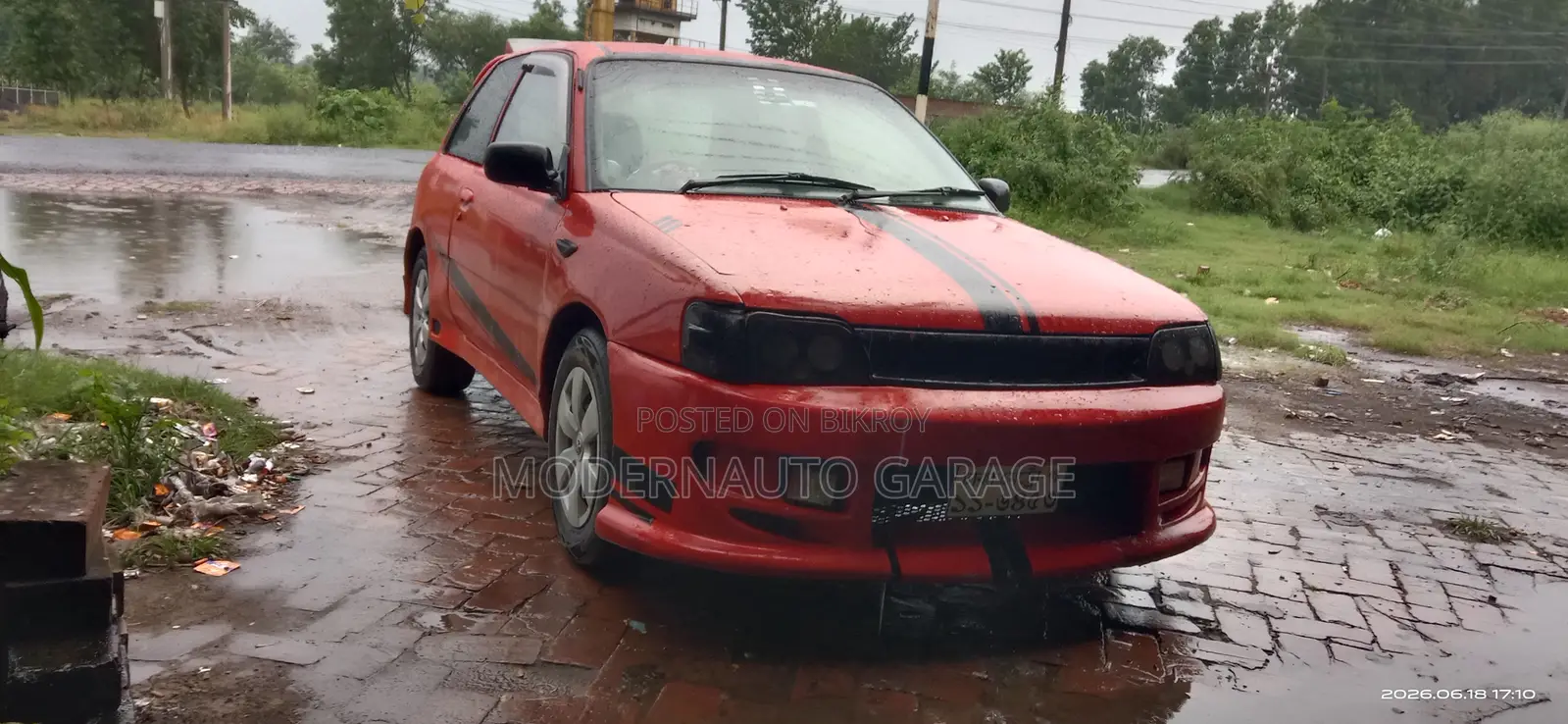 Toyota Starlet 1996 Red