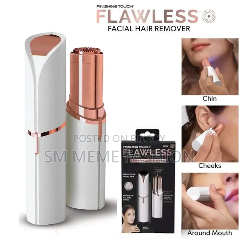 Flawless Facial Hair Remover for Women Painless Flawless Facial Hair