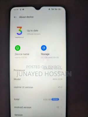 Realme V30 128 GB Yellow