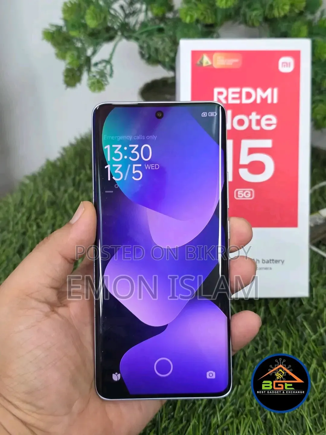 নতুন Xiaomi Redmi Note 15 ২৫৬ জিবি পিঙ্ক