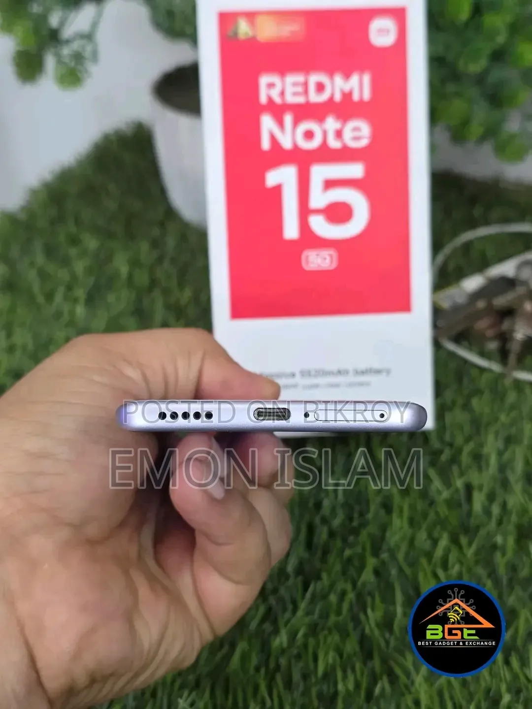 নতুন Xiaomi Redmi Note 15 ২৫৬ জিবি পিঙ্ক