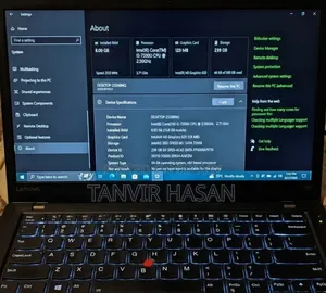 Laptop Lenovo ThinkPad T470s 8GB Intel Core I5 SSD 256GB