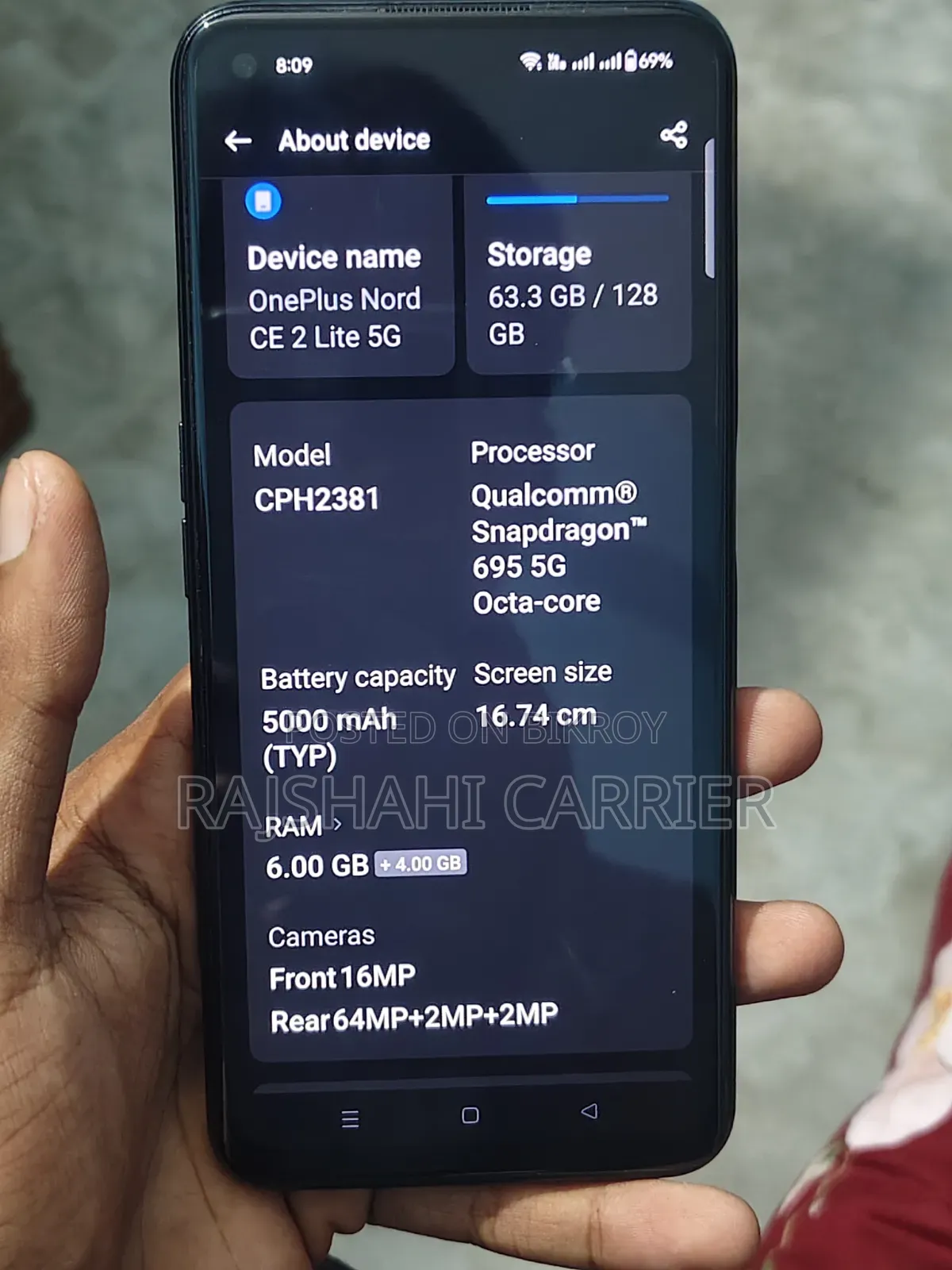 OnePlus Nord CE 2 Lite 5G 128 GB Black