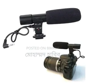 Mic-o1 3.5mm DV Stereo Microphone — For Canon Nikon DSLR Camcorder