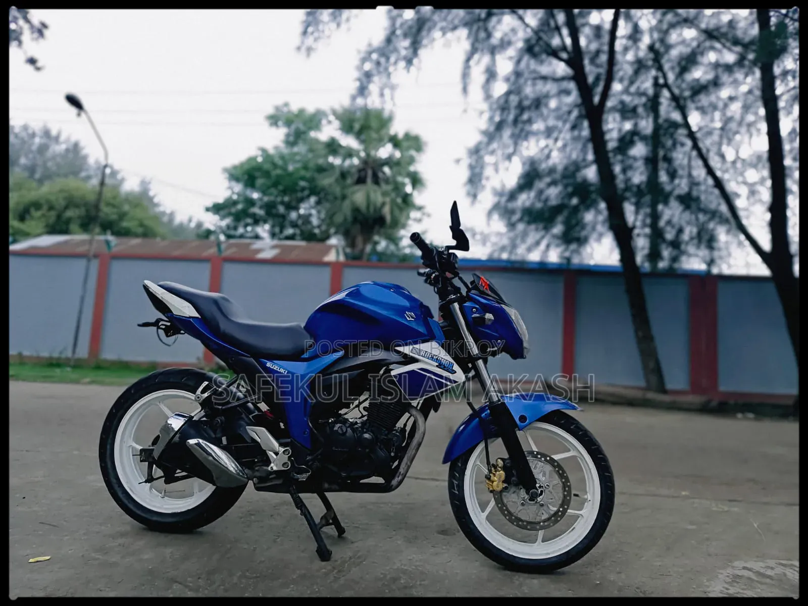 Suzuki Gixxer Monotone 2016 Blue