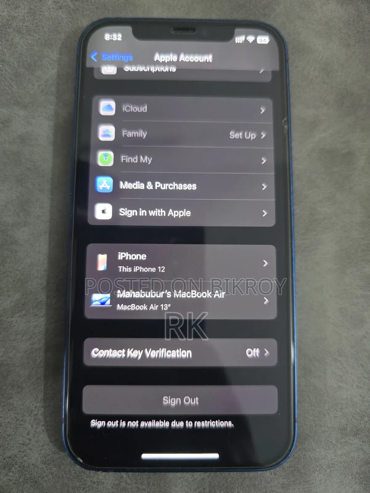 Apple iPhone 12 64 GB Blue