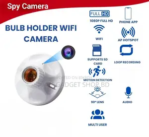 Bulb Holder Spy IP Camera