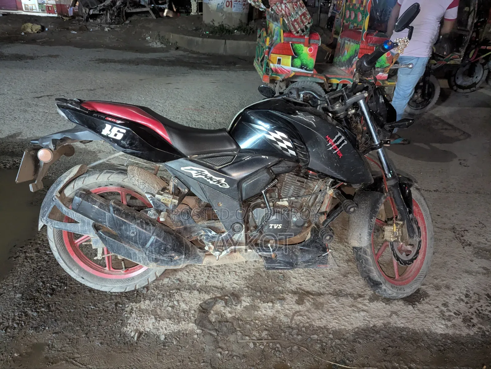 টিভিএস অ্যাপাচি আরটিআর ১৬০ ৪ভি ২০২০ ব্ল্যাক