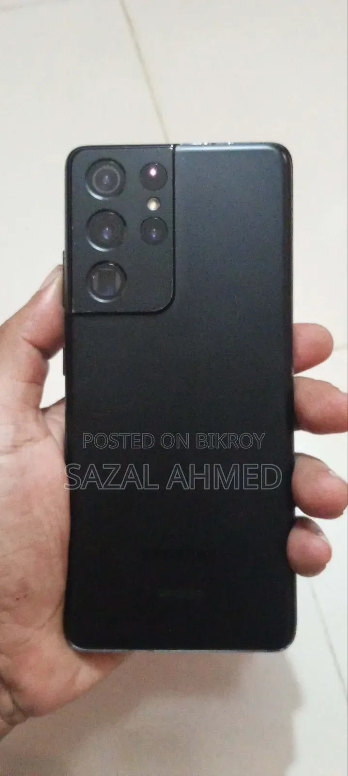 স্যামসাং গ্যালাক্সি এস২১ আল্ট্রা ৫জি ২৫৬ জিবি কালো