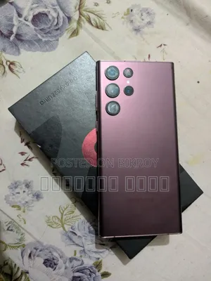 নতুন স্যামসাং গ্যালাক্সি এস২২ আল্ট্রা ২৫৬ জিবি রেড