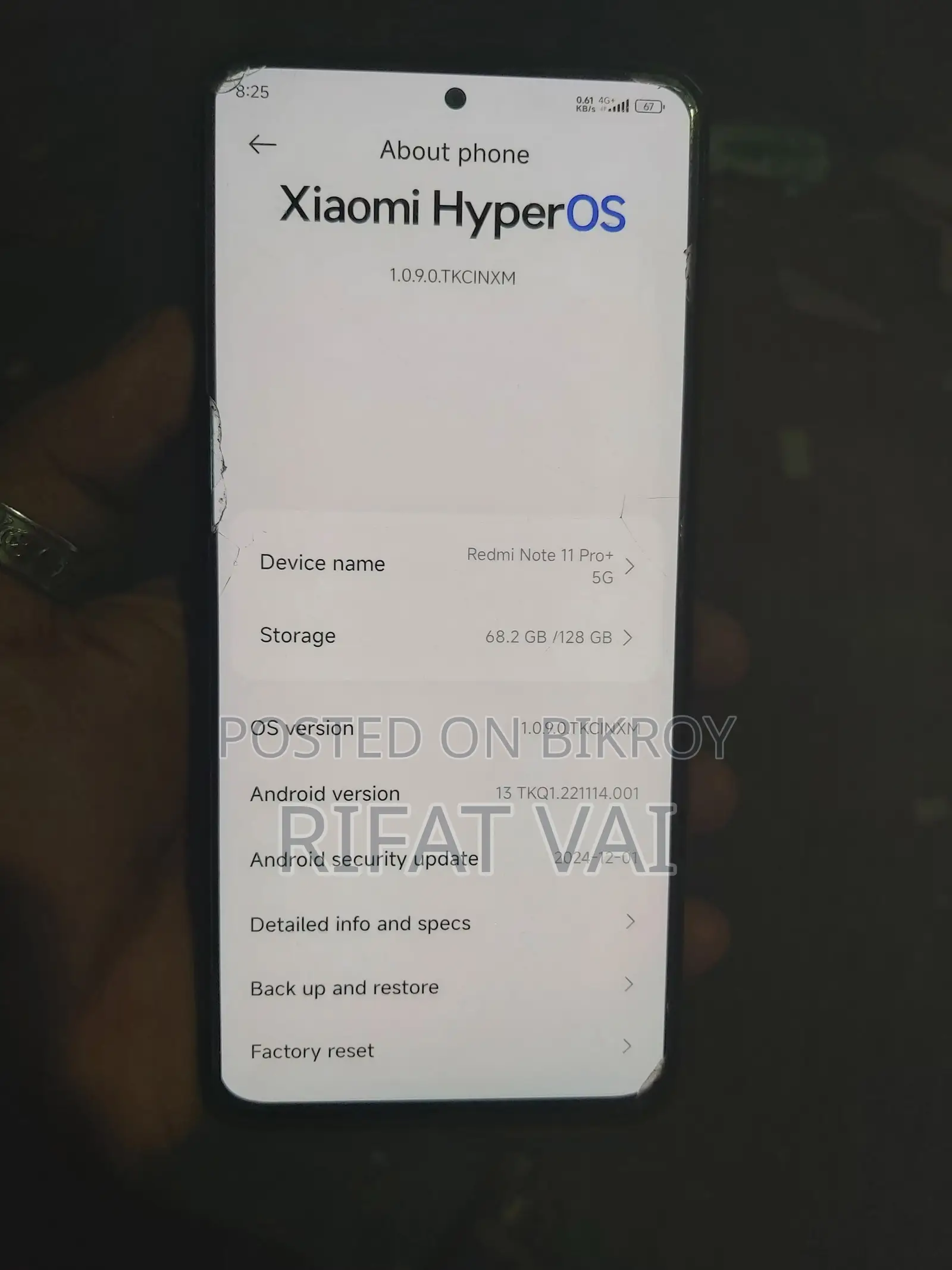 Xiaomi Redmi Note 11 Pro+ 5G 128 GB Black