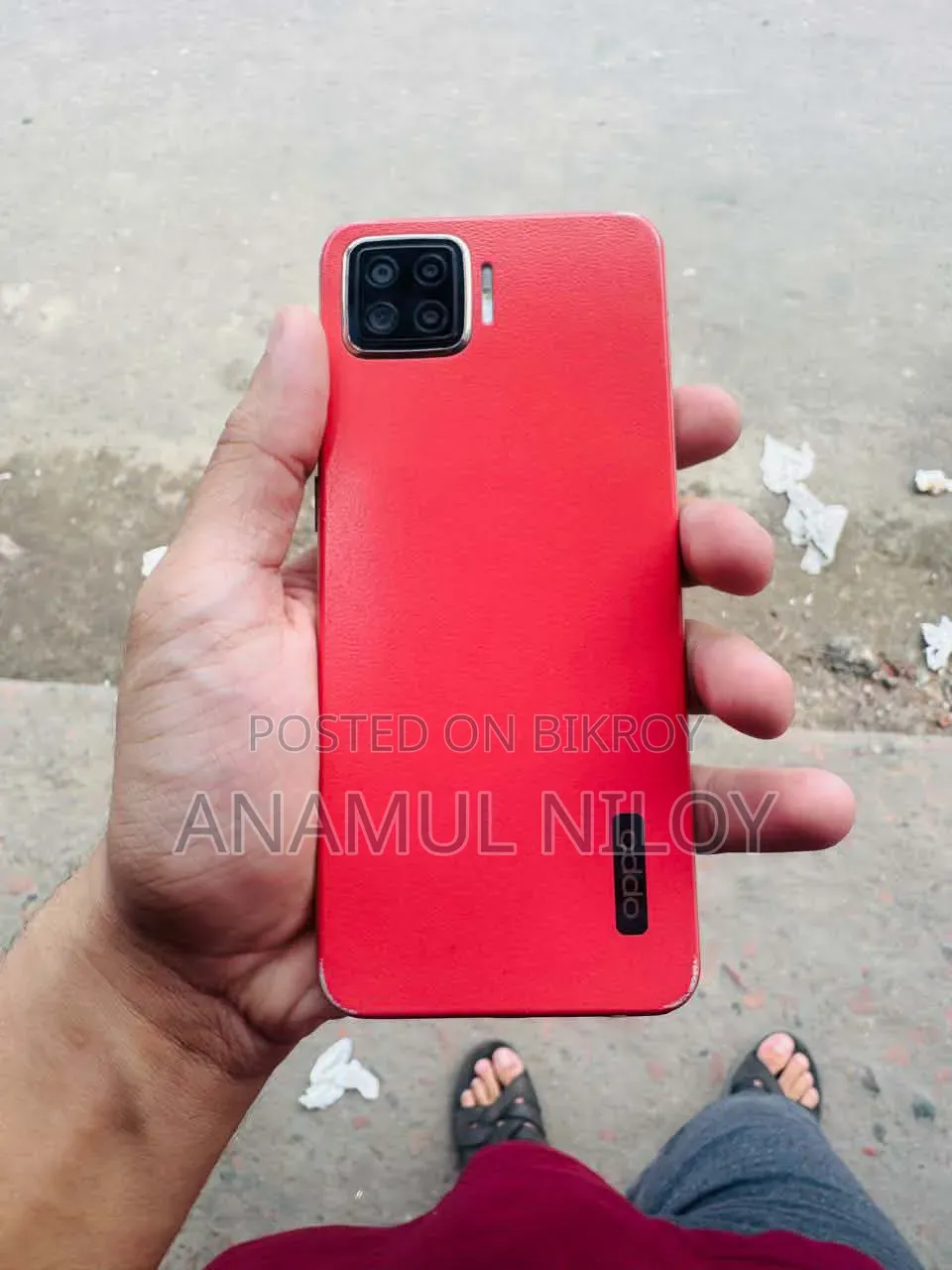 ওপ্পো এফ১৭ প্রো ১২৮ জিবি লাল