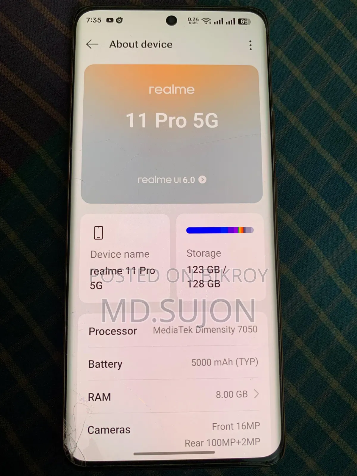 Realme 11 Pro 128 GB Silver