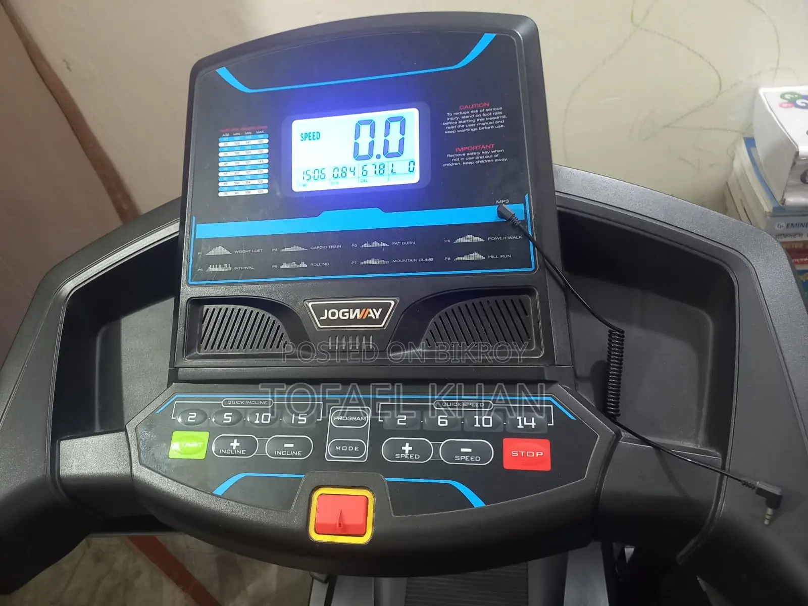 JOGWAY T33C 4.0HP Peak Foldable Motorized Treadmill with Auto Incline