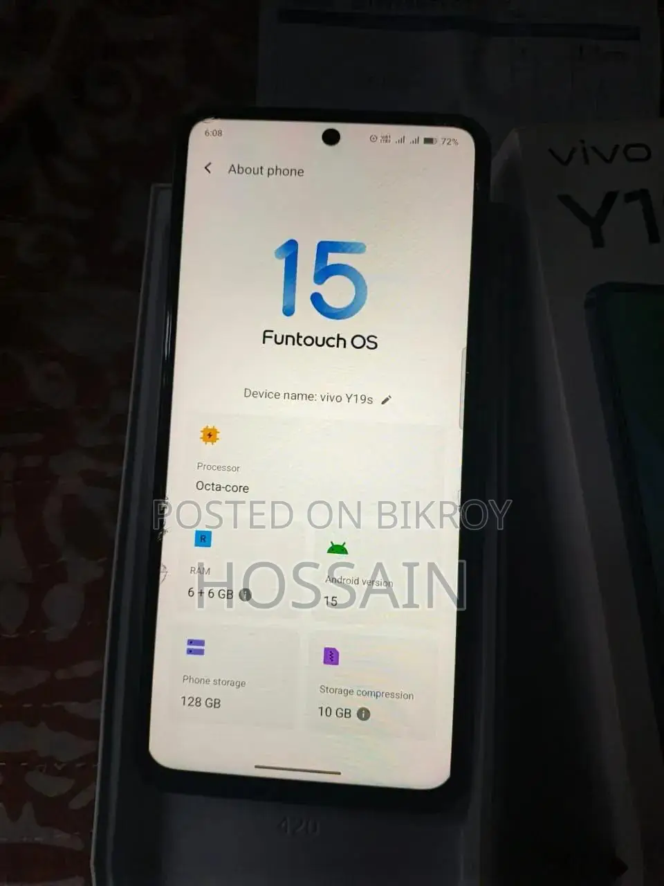 Vivo Y19s 128 GB Orange