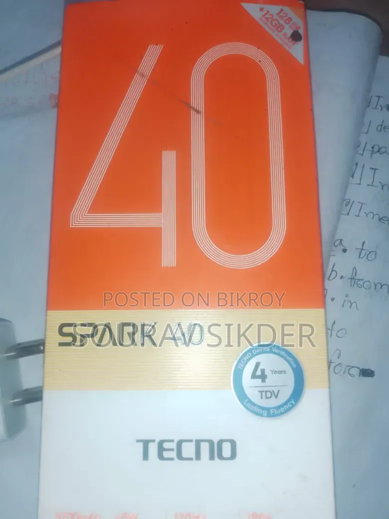 Tecno Spark 40 128 GB White