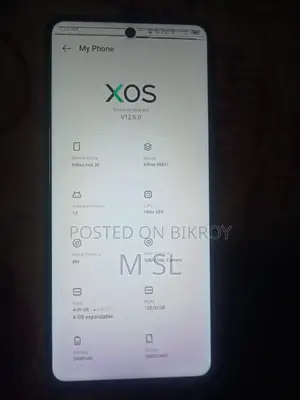 ইনফিনিক্স হট ৩০ ১২৮ জিবি