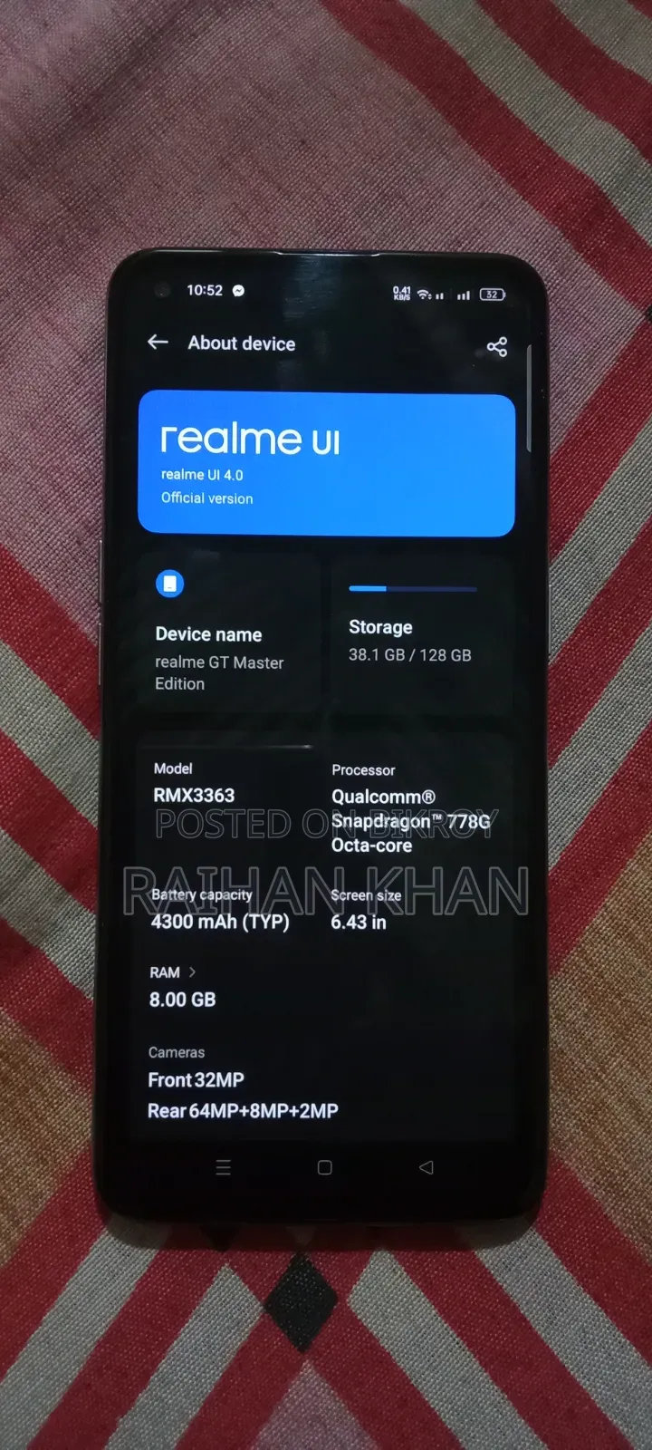 Realme GT Master Edition 128 GB