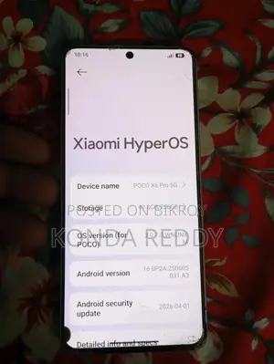 New Xiaomi Poco X6 Pro 256 GB Silver