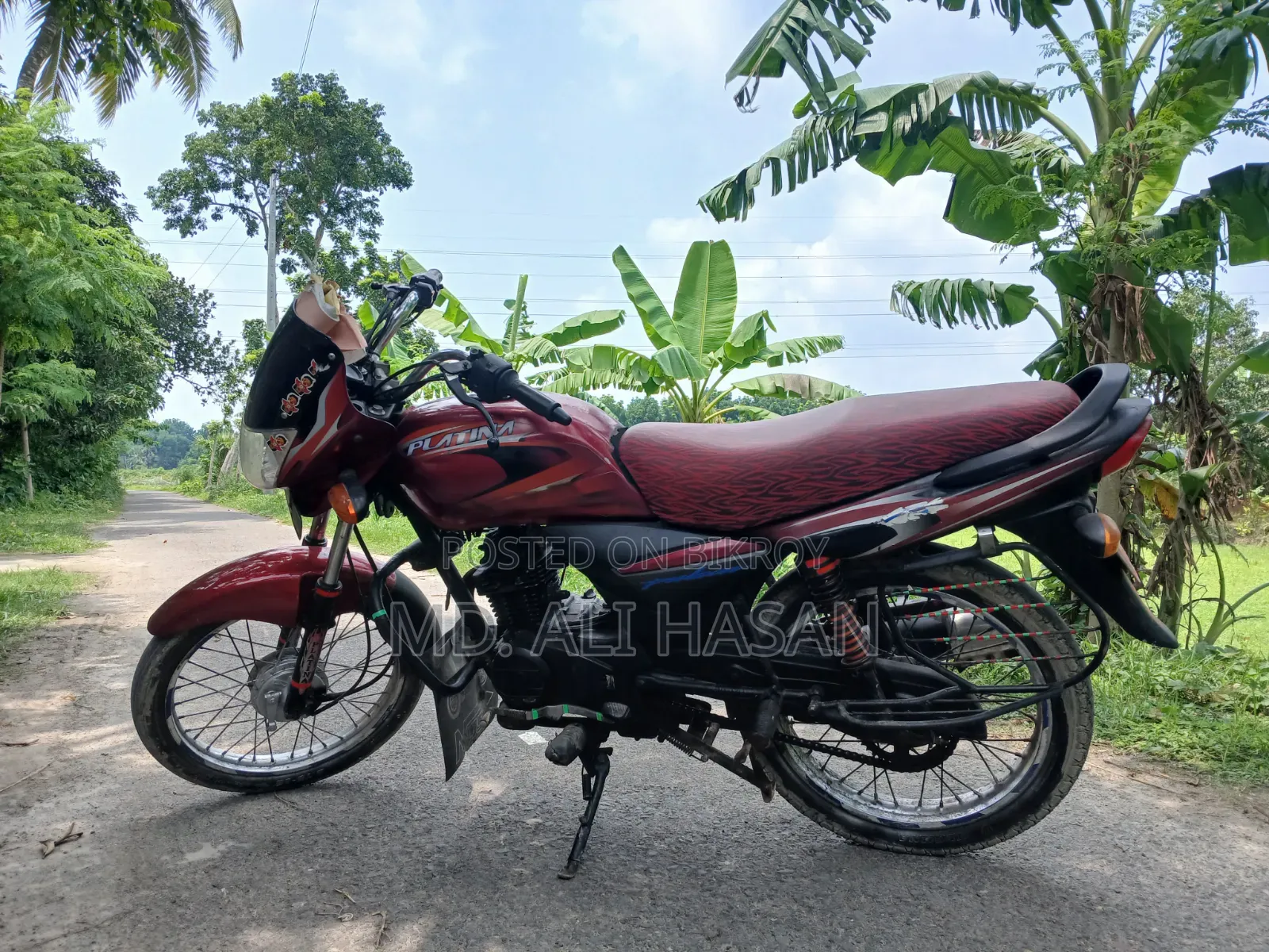 Bajaj Platina 110 2015 Red