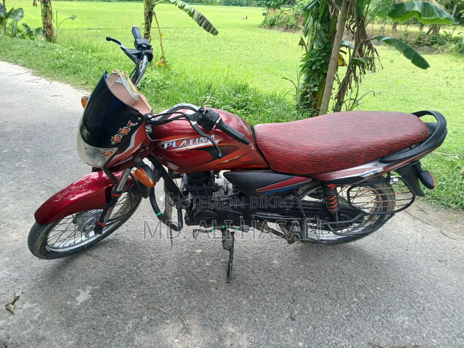 Bajaj Platina 110 2015 Red