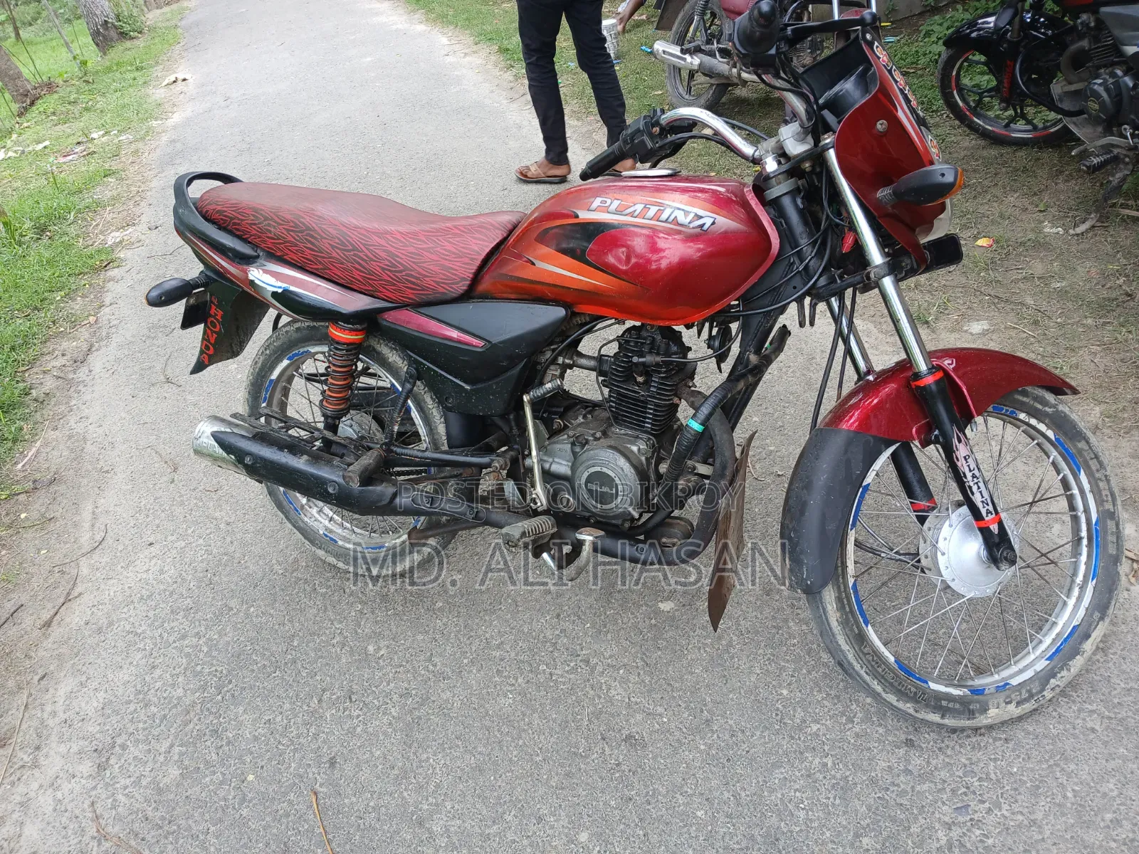 Bajaj Platina 110 2015 Red