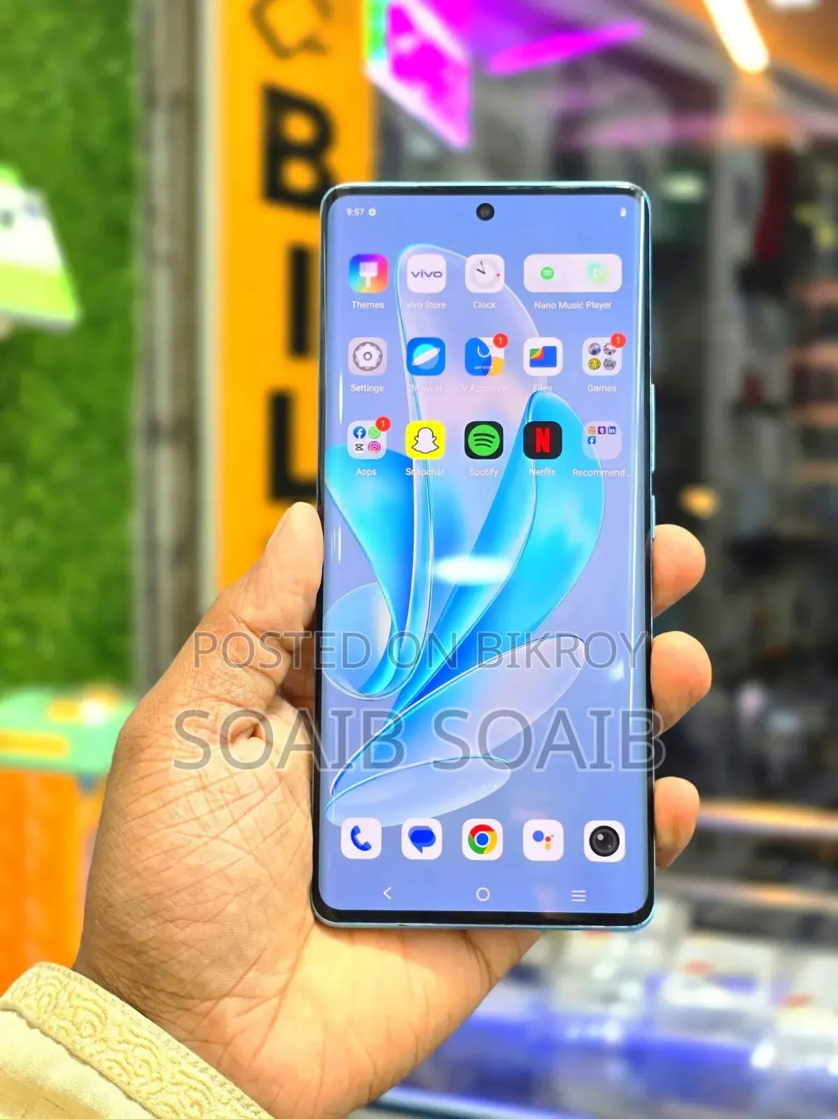 New Vivo V29 256 GB Blue
