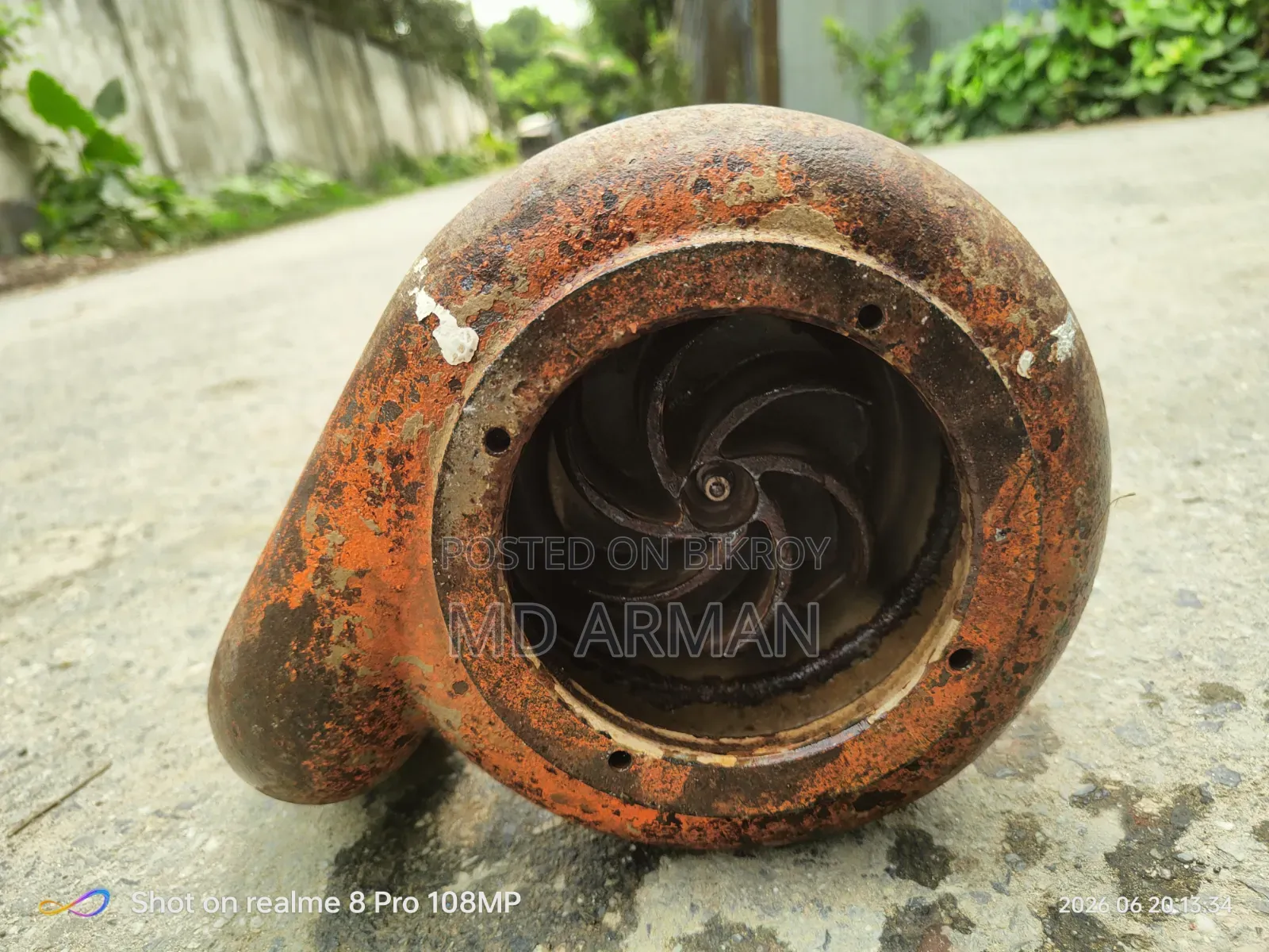 Running motor like shallow engine water pump 2 Hp