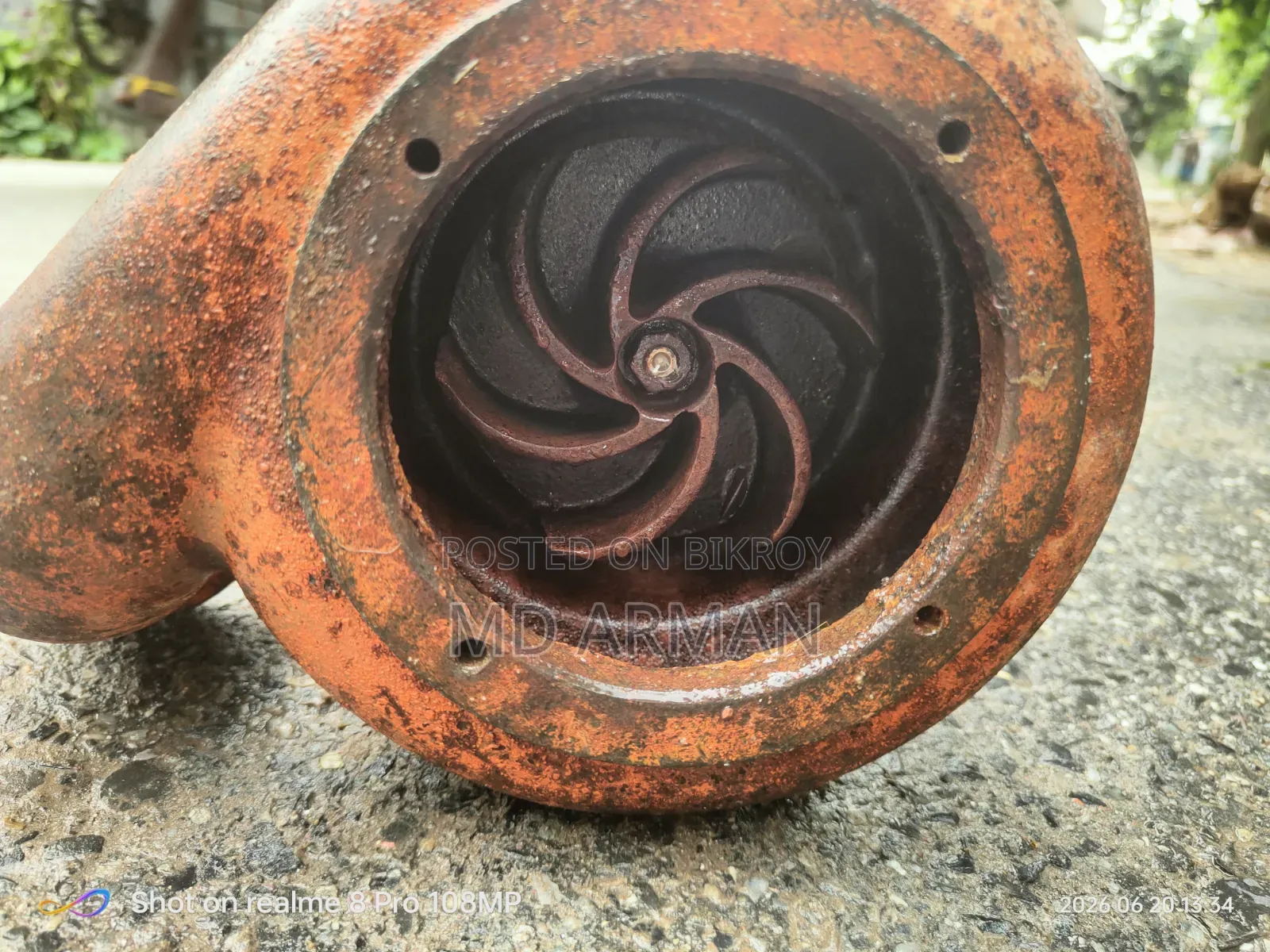Running motor like shallow engine water pump 2 Hp