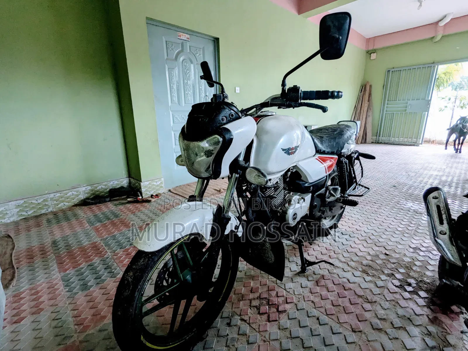 Bajaj V15 2018 White