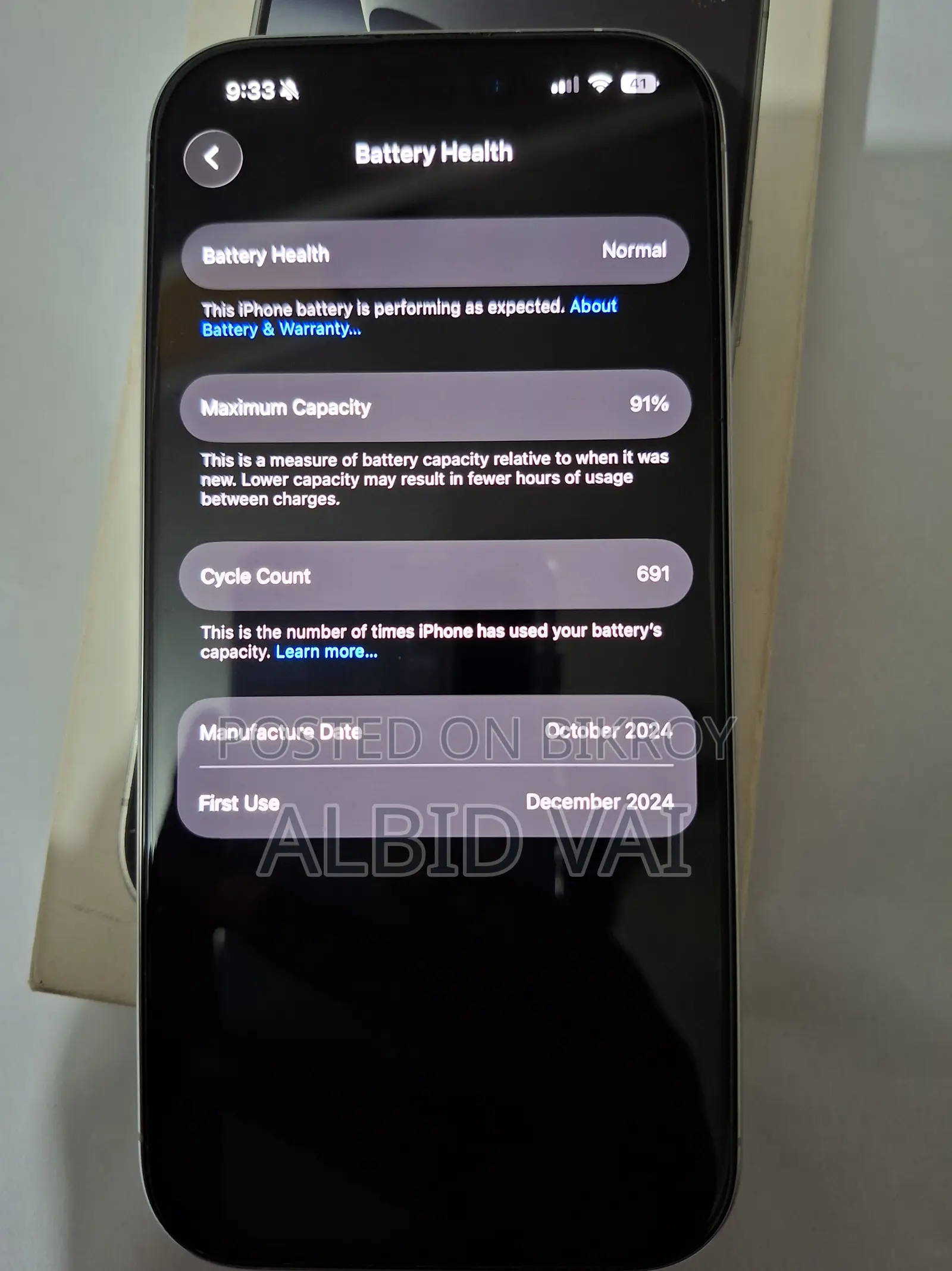 Apple iPhone 16 Pro 128 GB White